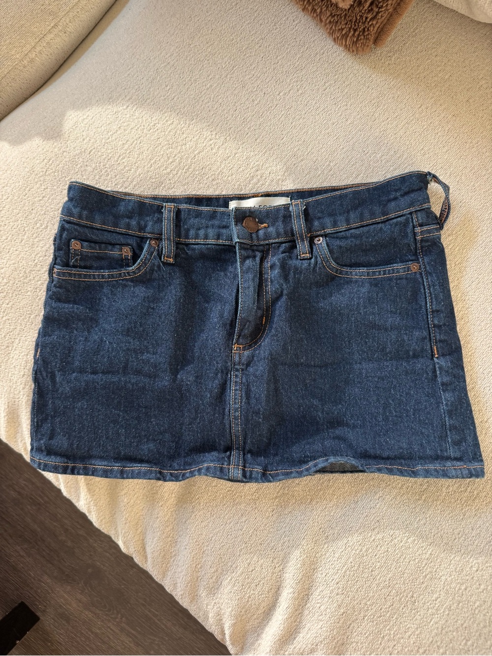 Denim Forum Alba Micro Denim Skirt